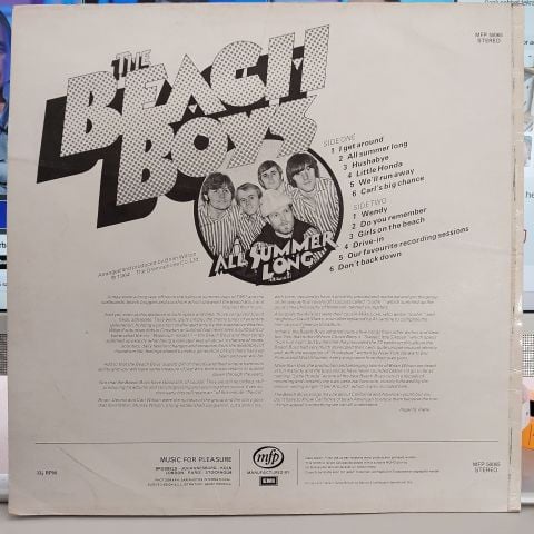 The Beach Boys – All Summer Long LP PLAK