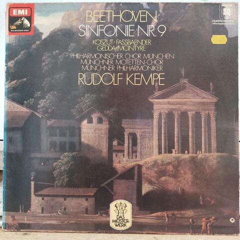 Beethoven* — Koszut* · Fassbaender* · Gedda* · McIntyre* - Philharmonischer Chor München · Münchner Motetten-Chor* · Münchner Philharmoniker - Rudolf Kempe – Sinfonie Nr. 9 D-moll LP PLAK