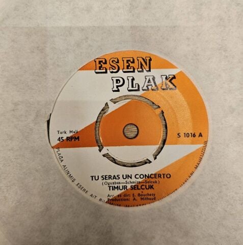 Timur Selçuk –  Sen Nerdesin 45LİK PLAK