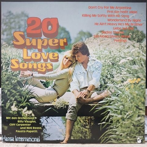 20 SUPER LOVE SONGS LP PLAK