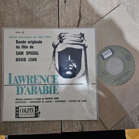 Maurice Jarre – Bande Originale Du Film Lawrence D'Arabie 45LİK PLAK