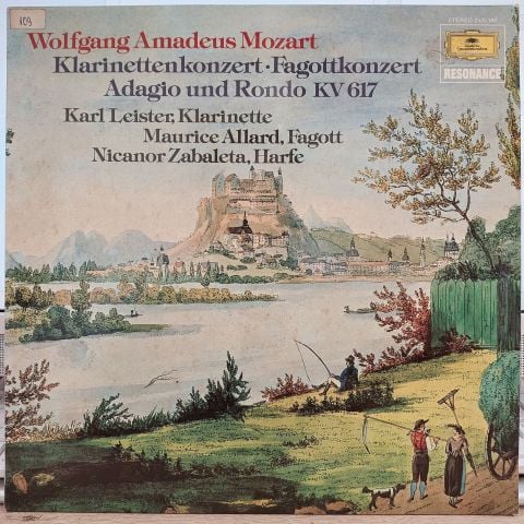 Wolfgang Amadeus Mozart Maurice Allard, Orchestre Des Concerts Lamoureux, Nicanor Zabaleta, Igor Markevitch, Orchestre De Chambre Paul Kuentz – Klarinettenkonzert - Fagottkonzert - Adagio und Rondo KV 617 LP PLAK