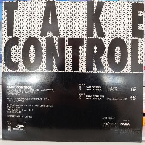 DJ BoBo – Take Control LP PLAK
