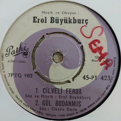 EROL BÜYÜKBURÇ - CİLVELİ FERDA 45LİK PLAK