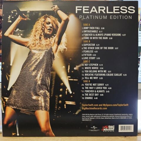 Taylor Swift – Fearless (Platinum Edition) LP PLAK