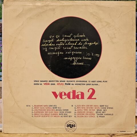 Müzeyyen Senar – Veda Armağanı 2  LP PLAK