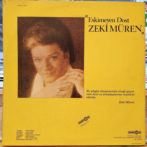Zeki Müren – Eskimeyen Dost LP PLAK