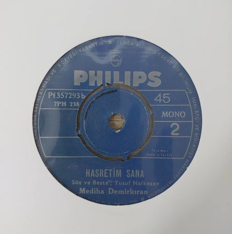 Mediha Demirkıran – İçelim A Dostlar, Hasretim Sana 45LİK PLAK