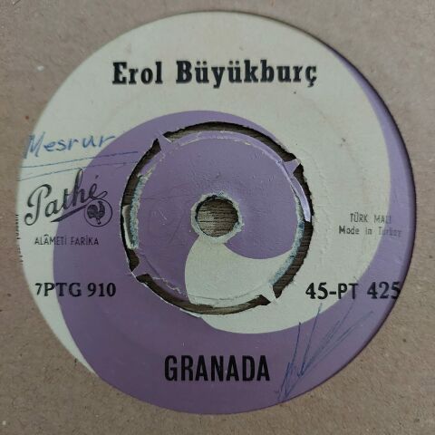EROL BÜYÜKBURÇ - GRANADA 45LİK PLAK