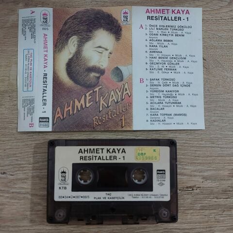 AHMET KAYA - RESİTALER 1 KASET