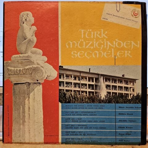 Çeşitli Sanatçılar – Türk Müziğinden Seçmeler LP PLAK