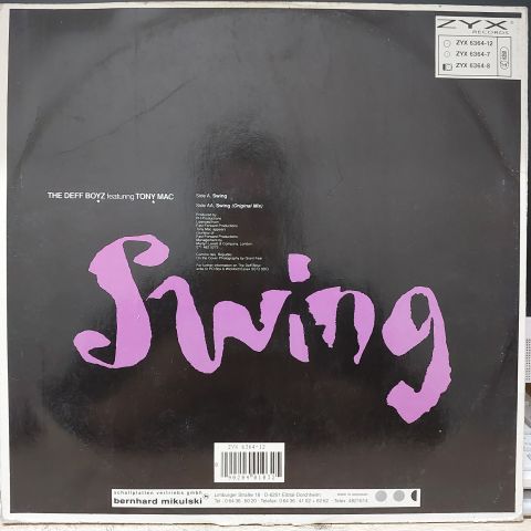 The Deff Boyz Featuring Tony Mac – Swing LP PLAK