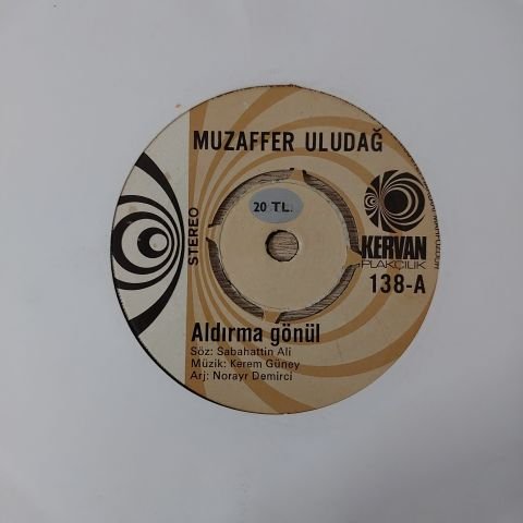Muzaffer Uludağ – Aldırma Gönül / Beni Hatırla 45LİK PLAK