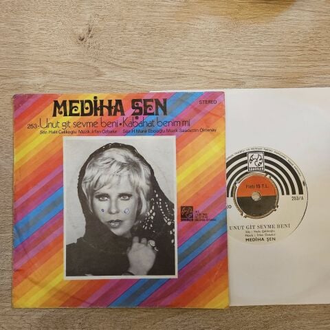 Mediha Şen – Unut Git Sevme Beni / Kabahat Benim Mi 45LİK PLAK