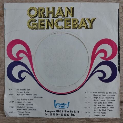 Orhan Gencebay – Kaderimin Oyunu 45LİK PLAK