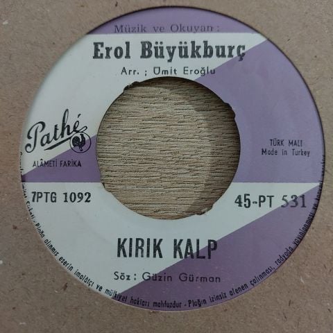 EROL BÜYÜKBURÇ - KIRIK KALP 45LİK PLAK