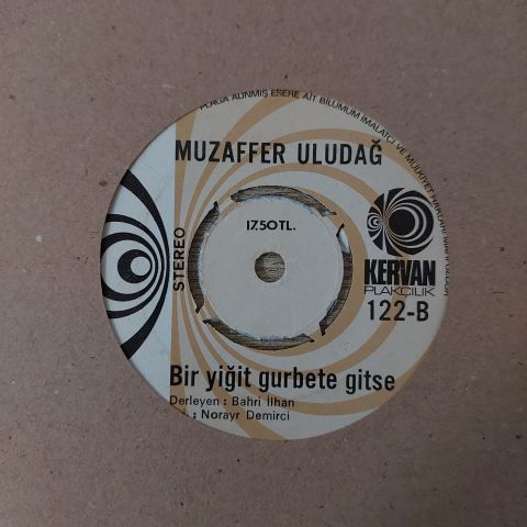 Muzaffer Uludağ – Tutku - Bir Yigit Gurbete Gitse 45LİK PLAK