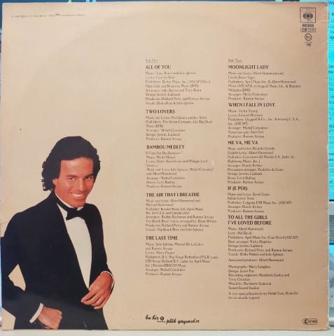 Julio Iglesias – 1100 Bel Air Place LP PLAK
