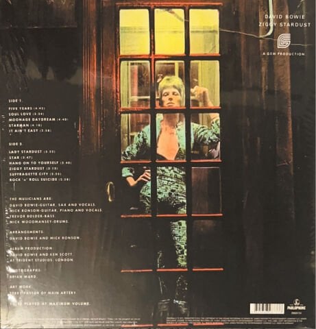 David Bowie – The Rise And Fall Of Ziggy Stardust And The Spiders From Mars LP PLAK