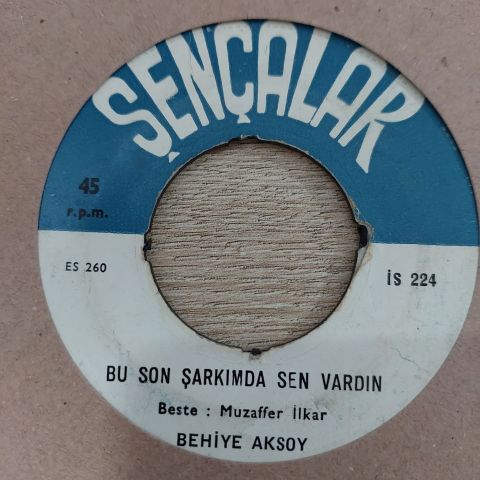 Behiye Aksoy – Senden Uzak Günlerim 45LİK PLAK