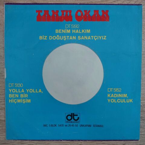 TANJU OKAN - KADINIM 45LİK PLAK