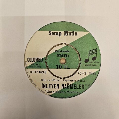 Serap Mutlu – İnleyen Nağmeler / Gizli Aşk Bu 45LİK PLAK