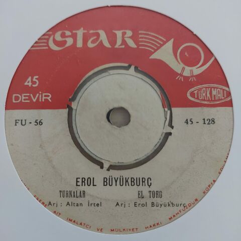 EROL BÜYÜKBURÇ - TURNALAR 45LİK PLAK