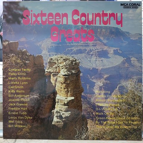 Various – Sixteen Country Greats LP PLAK