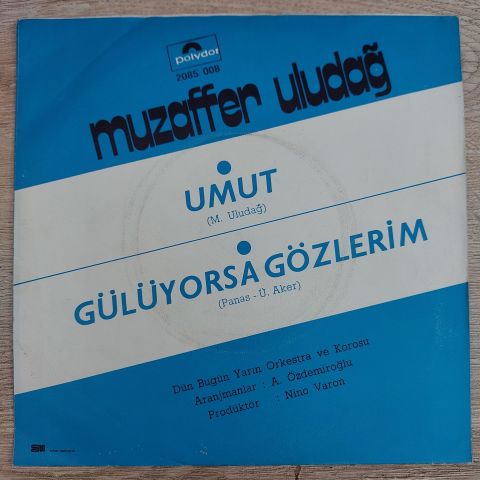 Muzaffer Uludağ – Umut / Gülüyorsa Gözlerim 45LİK PLAK