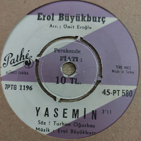 EROL BÜYÜKBURÇ - ALİ BABA VE KIRK HARAMİLER 45LİK PLAK