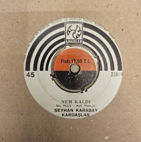 Seyhan Karabay – Nem Kaldı / Edalı Gelin 45LİK PLAK