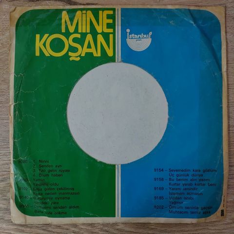Mine Koşan – Başa Gelen Çekilirmiş / Bana Neden İnanmazsın 45LİK PLAK