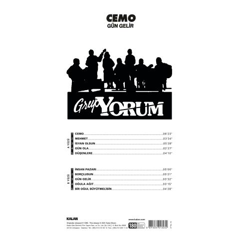 GRUP YORUM - CEMO GÜN GELİR LP PLAK