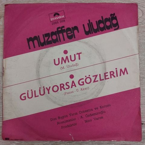 Muzaffer Uludağ – Umut / Gülüyorsa Gözlerim 45LİK PLAK