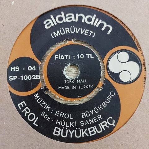 EROL BÜYÜKBURÇ - KÖLEN OLAYIM 45LİK PLAK