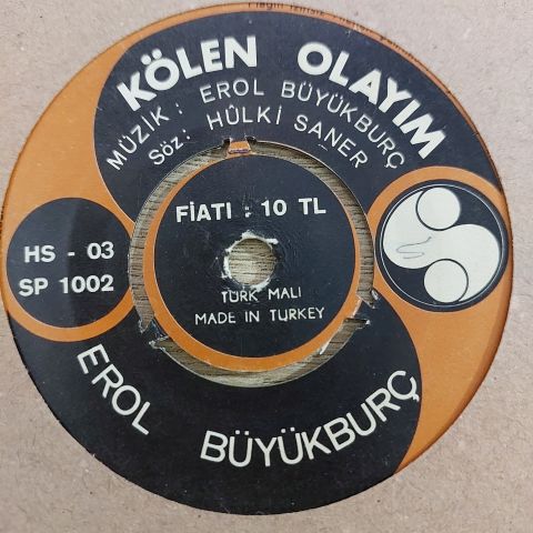 EROL BÜYÜKBURÇ - KÖLEN OLAYIM 45LİK PLAK