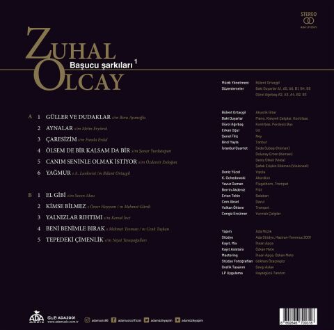 ZUHAL OLCAY - BAŞUCU ŞARKILARI 1 LP PLAK