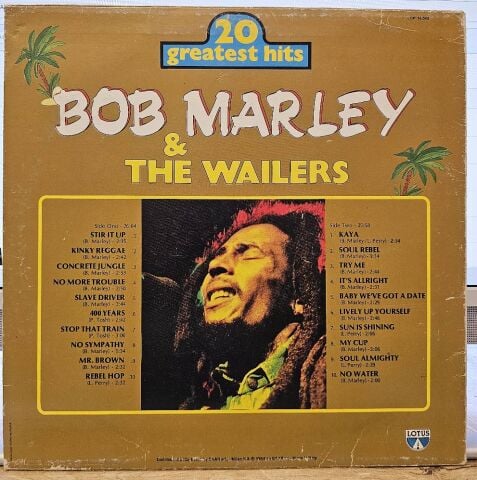 Bob Marley & The Wailers – 20 Greatest Hits LP PLAK