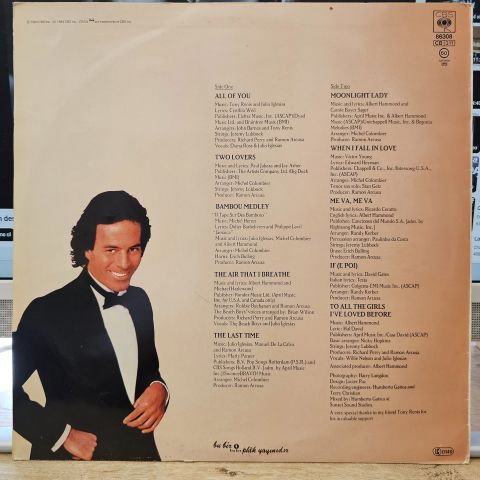 Julio Iglesias – 1100 Bel Air Place LP PLAK