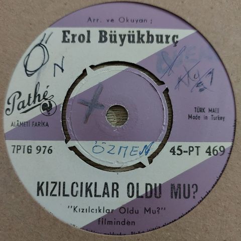 EROL BÜYÜKBURÇ - KIZILCIKLAR OLDU MU 45LİK PLAK