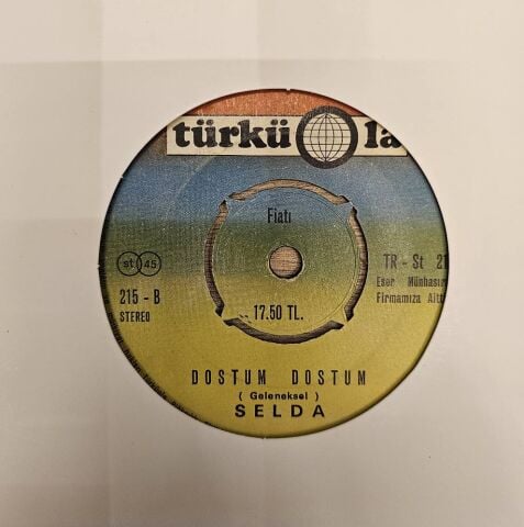 Selda Bağcan – Dostum Dostum / Yuh Yuh 45LİK PLAK