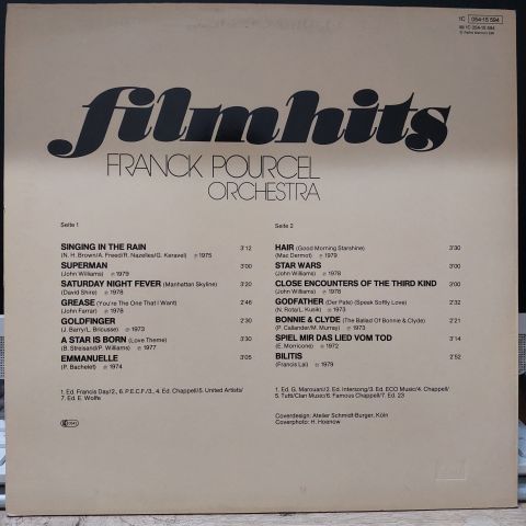 Franck Pourcel – Filmhits LP PLAK