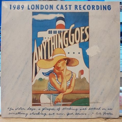 Various – Anything Goes: 1989 London Cast Recording LP PLAK