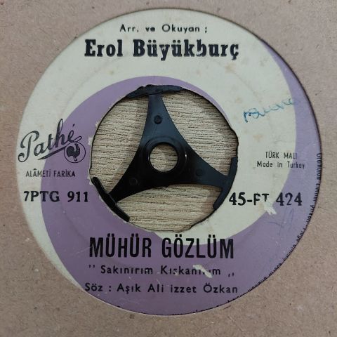 EROL BÜYÜKBURÇ - MÜHÜR GÖZLÜM 45LİK PLAK