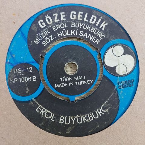EROL BÜYÜKBURÇ - GÖZE GELDİL 45LİK PLAK