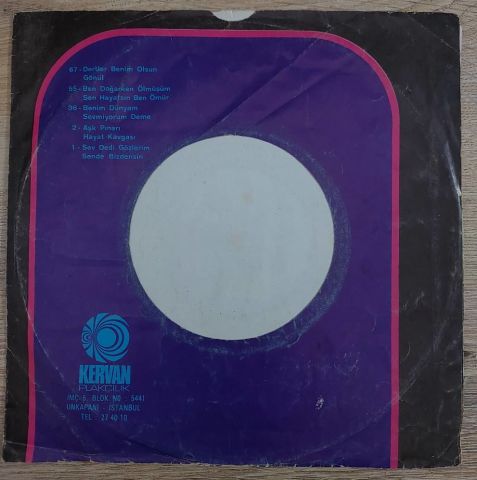 Orhan Gencebay – Dertler Benim Olsun / Gönül 45LİK PLAK