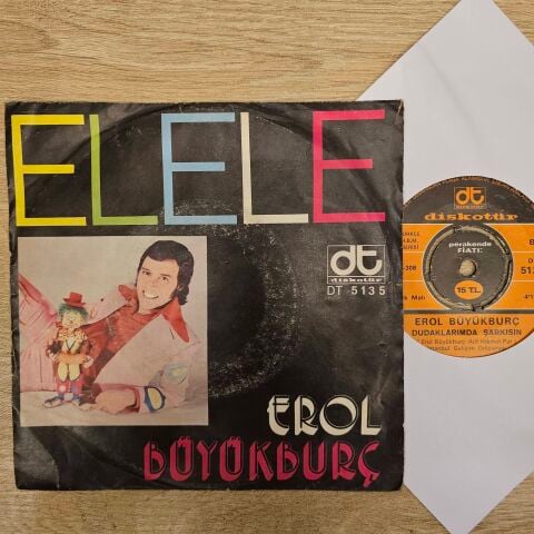 Erol Büyükburç – Elele / Dudaklarımda Şarkısın 45LİK PLAK