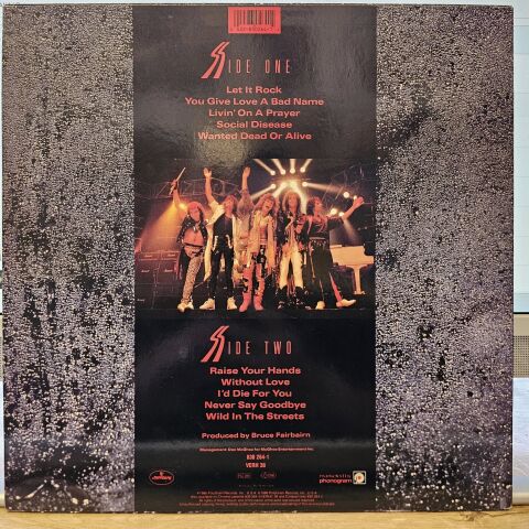 Bon Jovi – Slippery When Wet LP PLAK