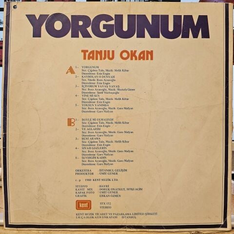 Tanju Okan – Yorgunum LP PLAK