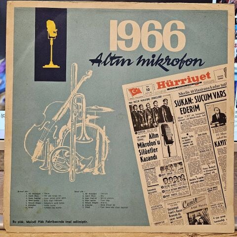 Various – 1966 Altın Mikrofon LP PLAK